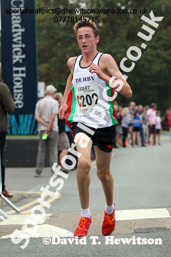 Mens under-17s Northern Road Relays, Warrington. Photo: David T. Hewitson/Sports for All Pics